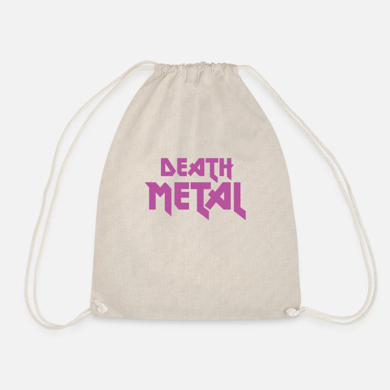 Death Metal - Drawstring Bag - nature