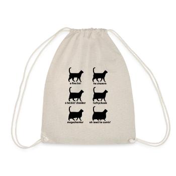 Funny Cat Meme Chonk - Sac de sport léger - nature - Devant