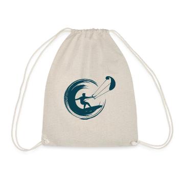 kitesurfer - Drawstring Bag - nature - Front