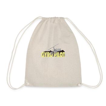 Gyrocopter Ultralight Aircraft - Drawstring Bag - nature - Front