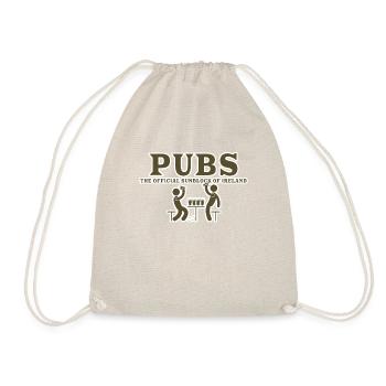 Pubs Sunblock of Ireland - Chemise Saint-Patrick - Sac de sport léger - nature - Devant
