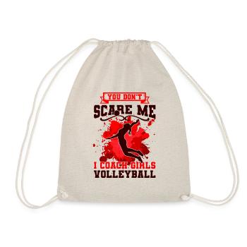 Volleyball coach - Drawstring Bag - nature - Front