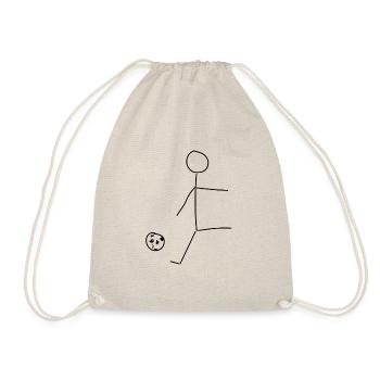 Stroke male football - Drawstring Bag - nature - Front
