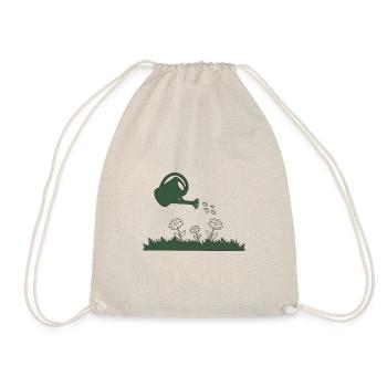 Watering can - Drawstring Bag - nature - Front