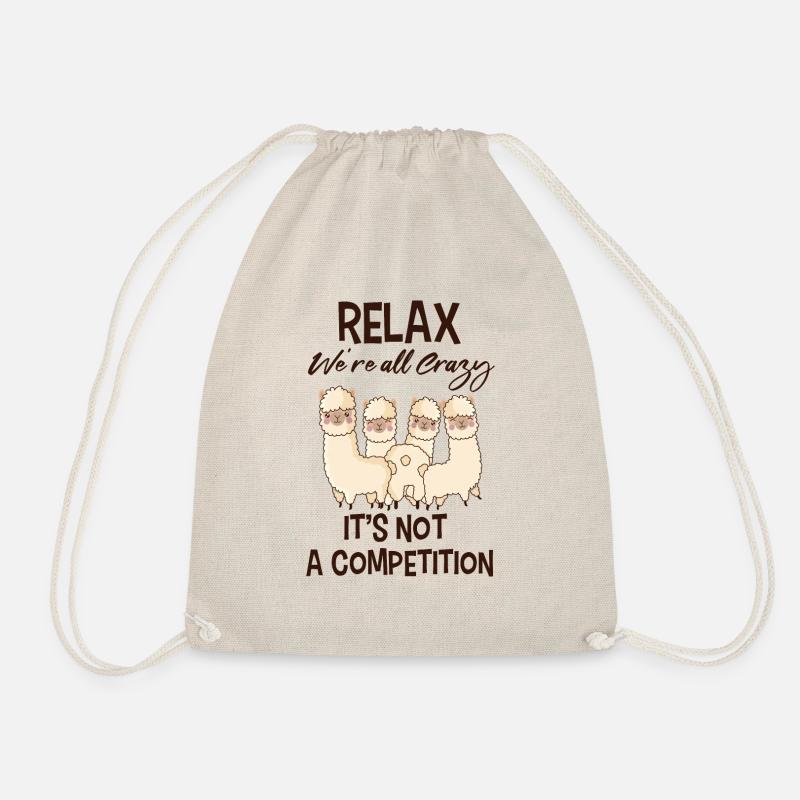 alpaca - Drawstring Bag - nature