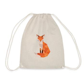 Fox - Drawstring Bag - nature - Front