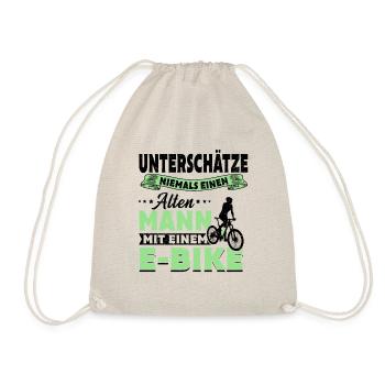 E-Bike - Turnbeutel - Natur - Vorne