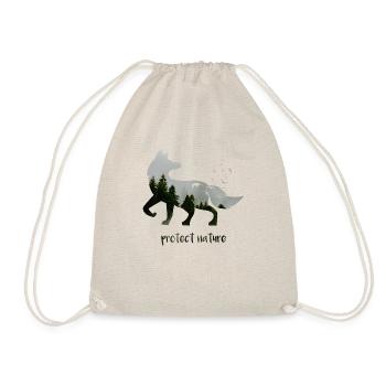 Conservation renard environnement animal cadeau - Sac de sport léger - nature - Devant