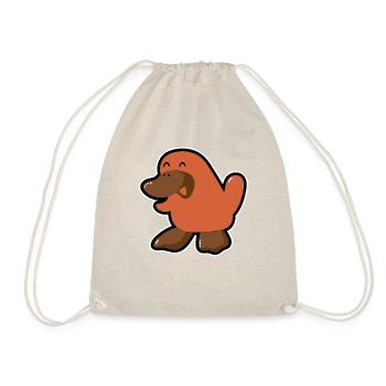 Funny Platypus Shirt - Drawstring Bag - nature - Front