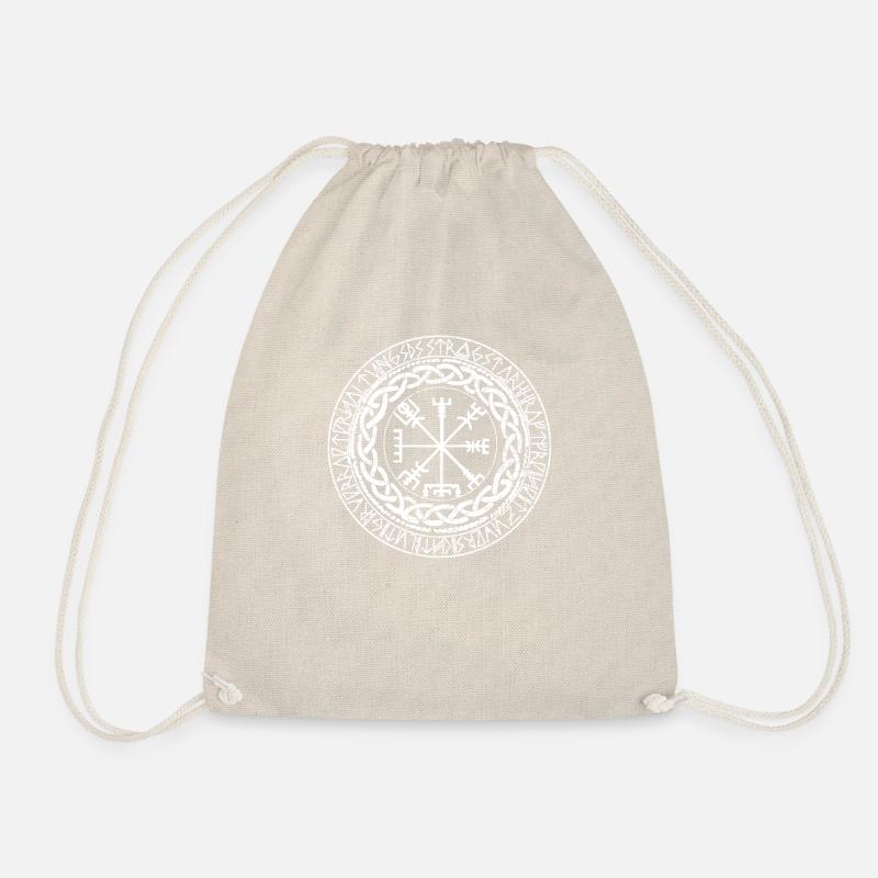 vikinger compass - Turnbeutel - Natur