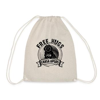 T-shirt câlins gratuits pour Lhasa Apsos - Sac de sport léger - nature - Devant