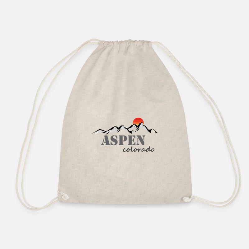 ski - Drawstring Bag - nature