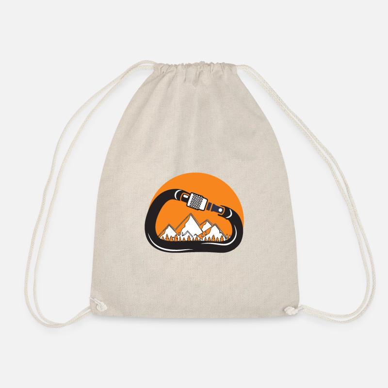 Rock climbing - Drawstring Bag - nature