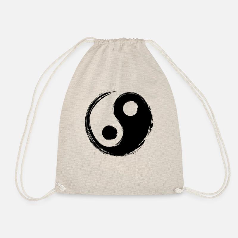 Yin Yang - Drawstring Bag - nature