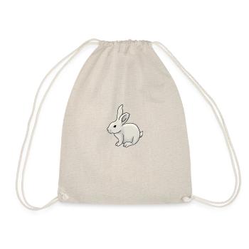 Lapin joli lapin dessiné à la main - Sac de sport léger - nature - Devant