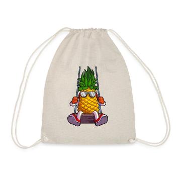 Échangiste d’ananas drôle balancement échangiste tropical - Sac de sport léger - nature - Devant