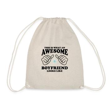 C’est à ça que ressemble un petit ami génial - Sac de sport léger - nature - Devant