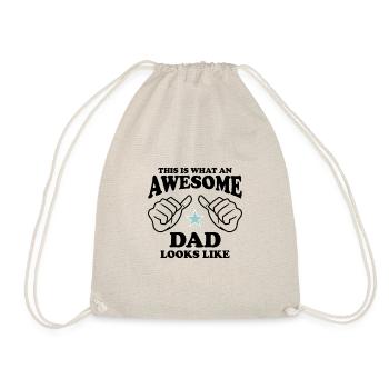 C’est à ça que ressemble un papa génial - Sac de sport léger - nature - Devant