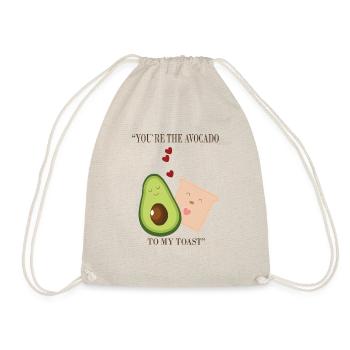 avocado - Drawstring Bag - nature - Front