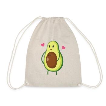 avocado - Drawstring Bag - nature - Front