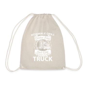 Bingo Truck coole Opas Geschenk Vatertag - Turnbeutel - Natur - Vorne