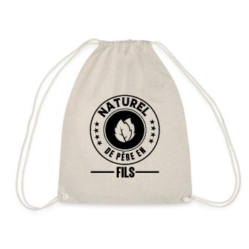 Naturel de père en fils cadeau père et fils - Sac de sport léger - nature - Devant