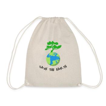 Save The Earth - Drawstring Bag - nature - Front