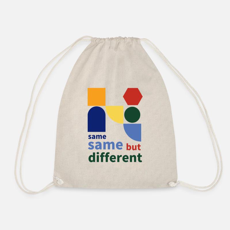 same same but different - Drawstring Bag - nature
