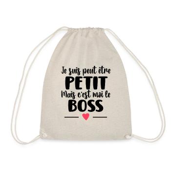 C'est Moi Le Boss Cadeau Bébé Garçon Humour - Sac de sport léger - nature - Devant