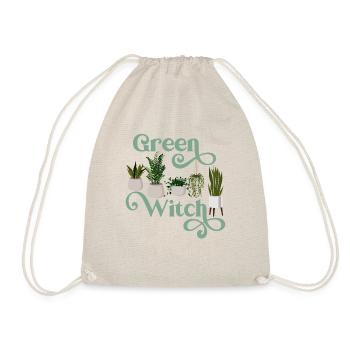 Green Witch Green Witch Plant BorrowingBaber Plants - Drawstring Bag - nature - Front