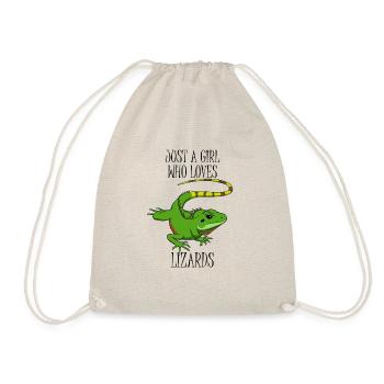 Lézards Fan animal mignon Lézard reptile - Sac de sport léger - nature - Devant