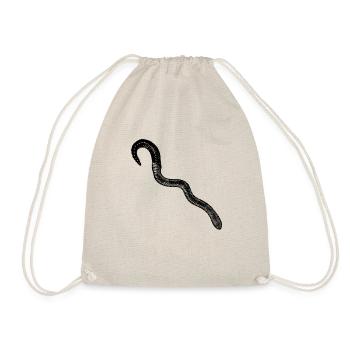 Earthworm vintage - Drawstring Bag - nature - Front