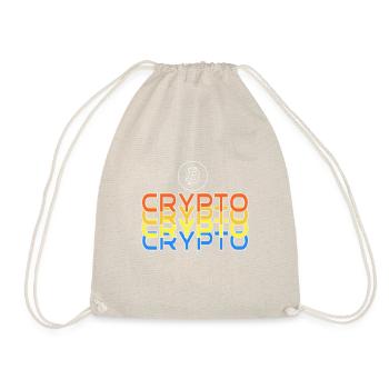 Crypto Crypto Crypto Cryptocurrency Investment - Drawstring Bag - nature - Front
