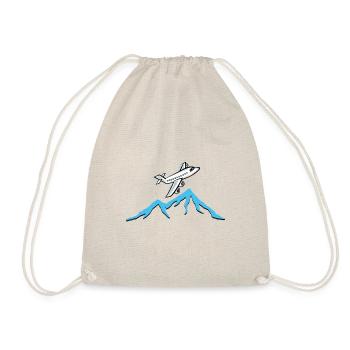 Avion - Sac de sport léger - nature - Devant