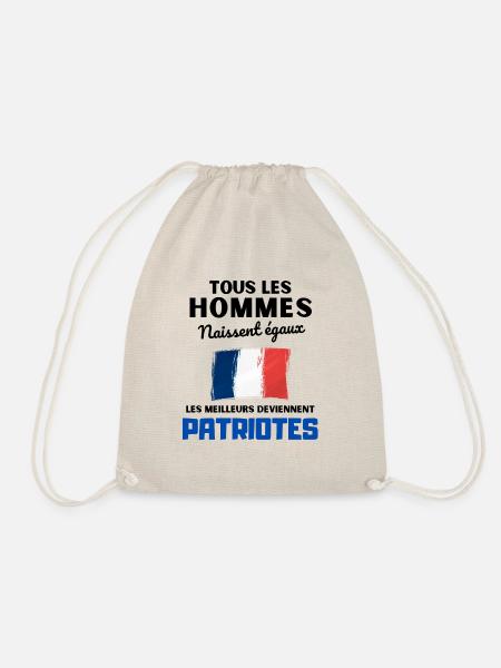 Les meilleurs deviennent patriotes France - Sac de sport léger - nature