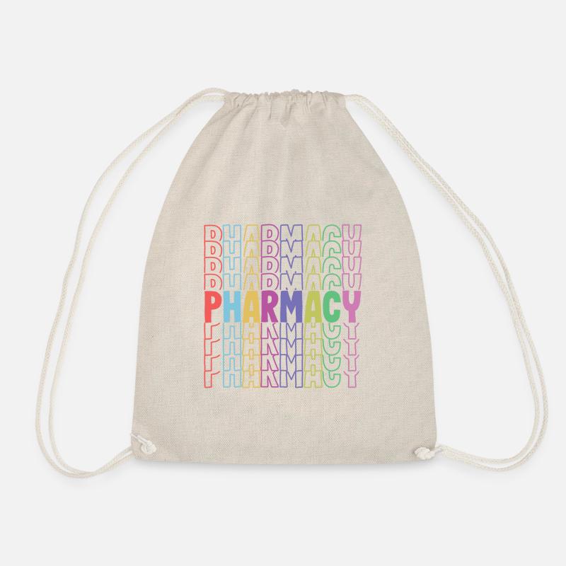 Pharmacy Apotheke Pharmazie - Drawstring Bag - nature