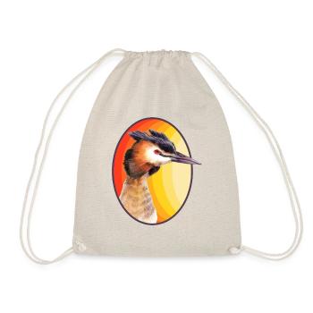 Grand grèbe huppé - Sac de sport léger - nature - Devant