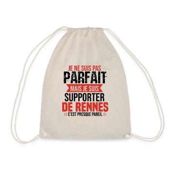 Cadeau Supporter Rennes Foot Rennais Humour - Sac de sport léger - nature - Devant