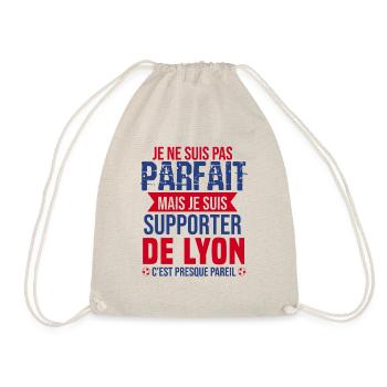 Cadeau Supporter Lyon Foot Lyonnais Humour - Sac de sport léger - nature - Devant