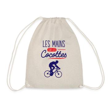 Les Mains Sur Les Cocottes Humour Citation - Sac de sport léger - nature - Devant