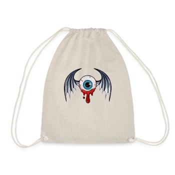 Fairycore Aesthetic Weird Fairy Eyeball Weirdcore - Drawstring Bag - nature - Front