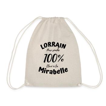cadeau homme lorrain humour noel anniversaire - Sac de sport léger - nature - Devant