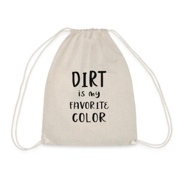 La saleté est ma couleur préférée - Sac de sport léger - nature - Devant