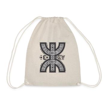 Z AMAZIGH KABYLE KABYLE MOTIVE3 - Turnbeutel - Natur - Vorne