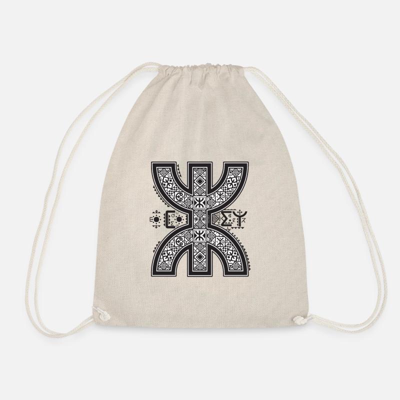Z AMAZIGH KABYLE KABYLE MOTIVE3 - Turnbeutel - Natur