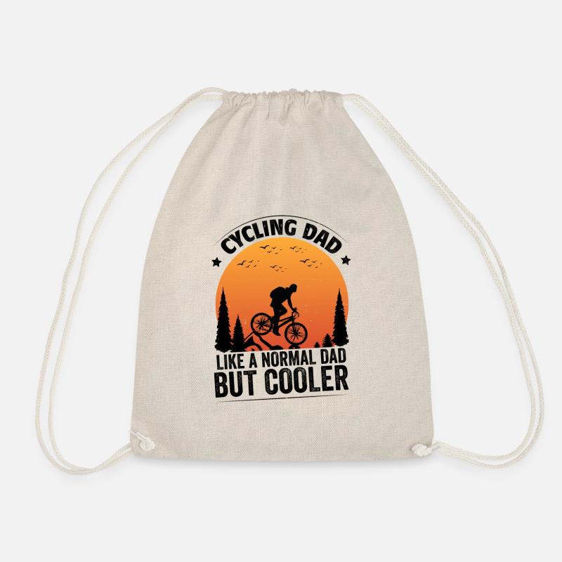 Cycling Dad Like a Regular Dad But Cooler - Turnbeutel - Natur