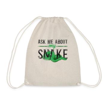 Snake Serpent Vintage Me poser des questions sur - Sac de sport léger - nature - Devant