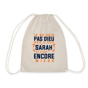 Cadeau femme pour sarah - Sac de sport léger - nature - Devant