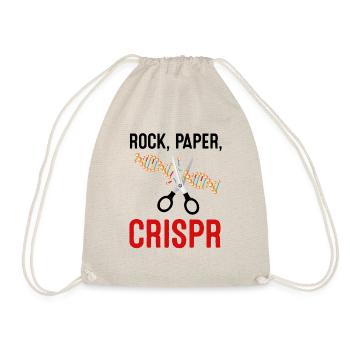 Crispr Scientist Rock Paper Crispr Biologist - Drawstring Bag - nature - Front