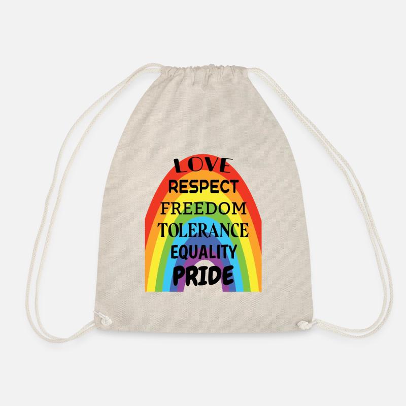 LGBTQ - Drawstring Bag - nature